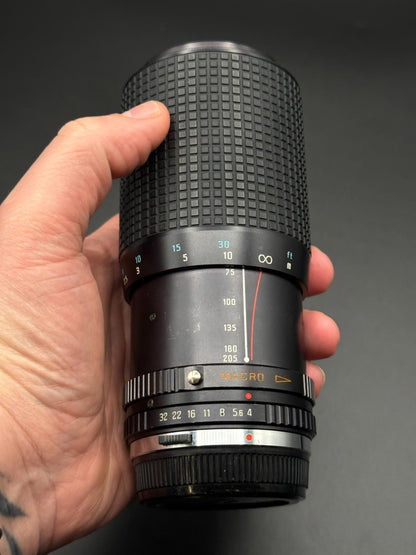 Vintage Hoya HMC Zoom & Macro 75-205mm f/4 Lens - Olympus Mount