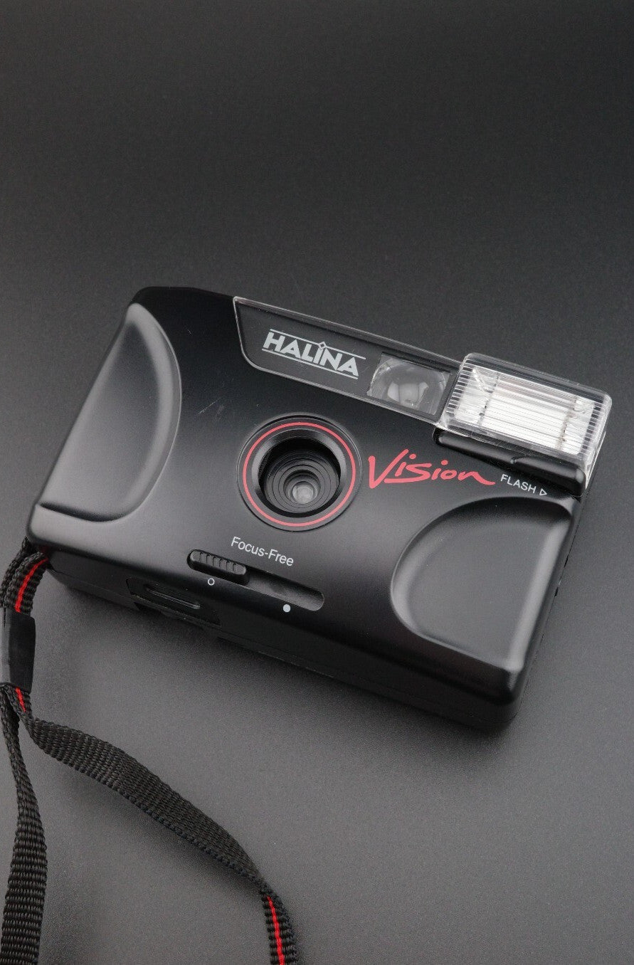 Halina Vision Ultra Compact Vintage 1990's 35mm Film Camera - Tested & Working
