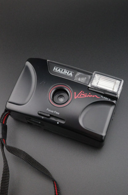 Halina Vision Ultra Compact Vintage 1990's 35mm Film Camera - Tested & Working