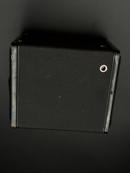 Vintage 1950s Agfa Synchro Box 120 Film Camera With Art Deco Design - Working