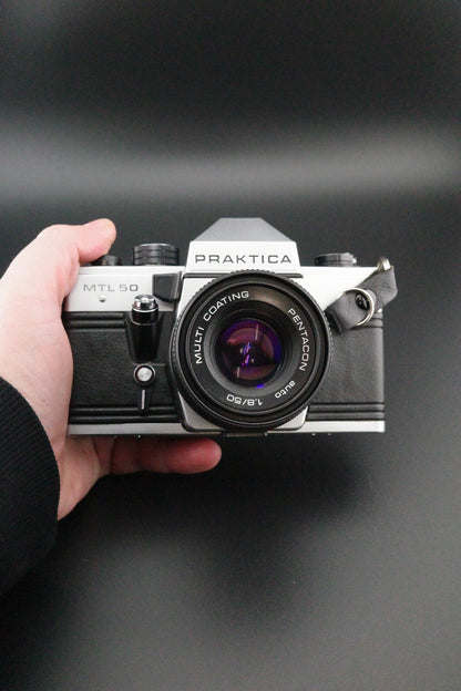 Praktica MTL 50 35mm SLR Film Camera Mega Bundle - Film Tested & Fully Working