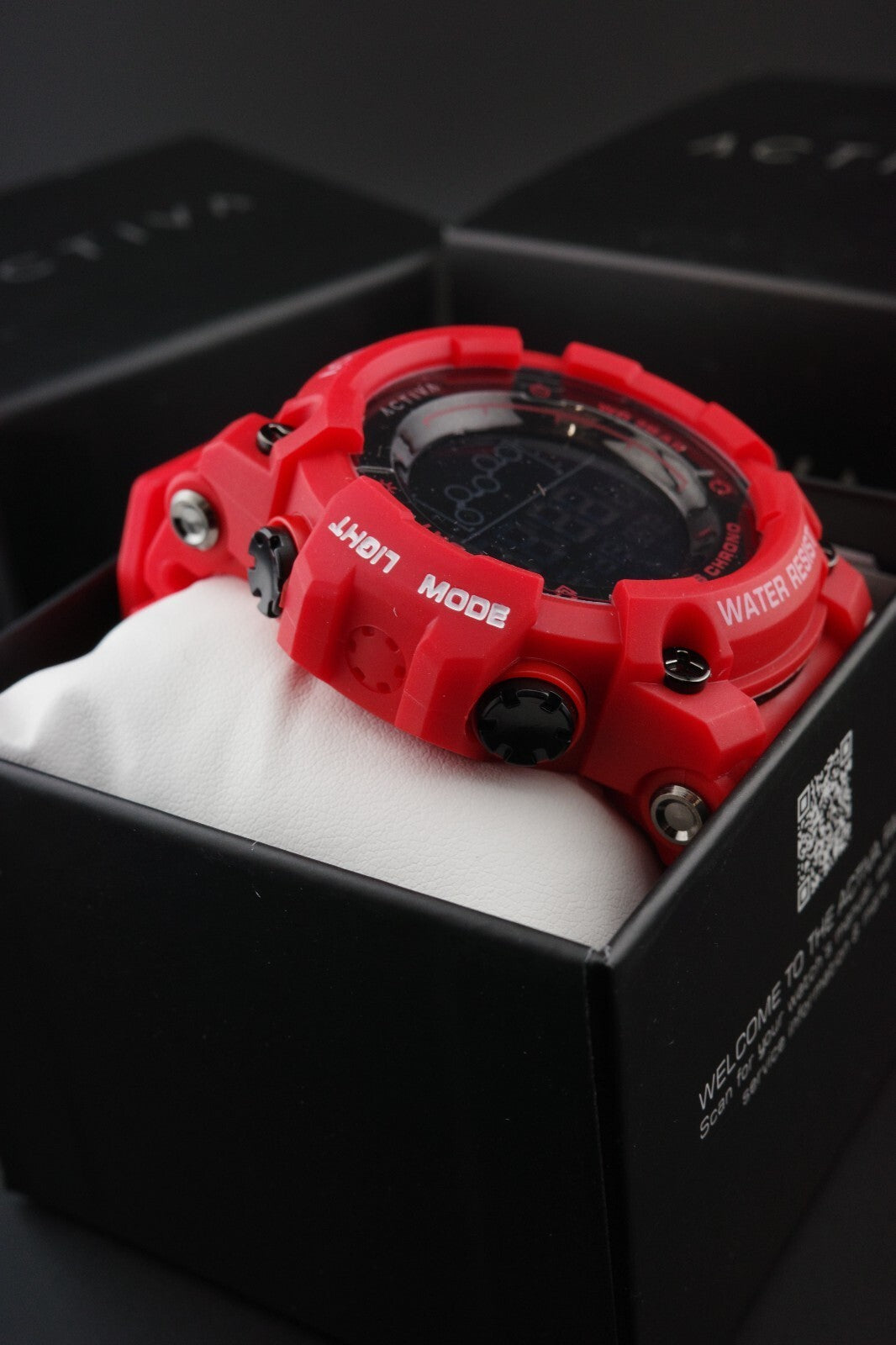 Brand New & Boxed Activa Digital ACW8082-032 Unisex Red Digital Watch 50mm