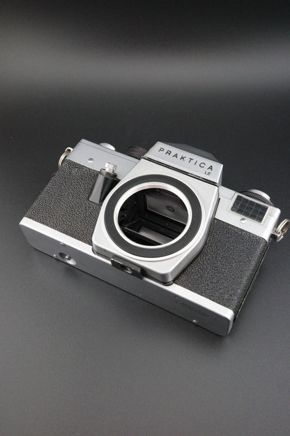Praktica LB2 35mm SLR + Meyer Domiplan 50mm f2.8 M42 Film Film Tested & Working