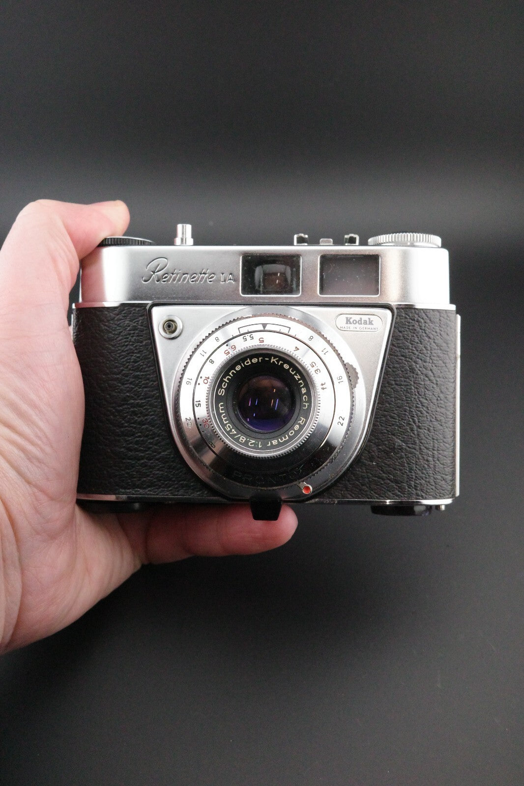 Kodak Retinette IA 1A Vintage 35mm Film Camera + Case - Film Tested Working