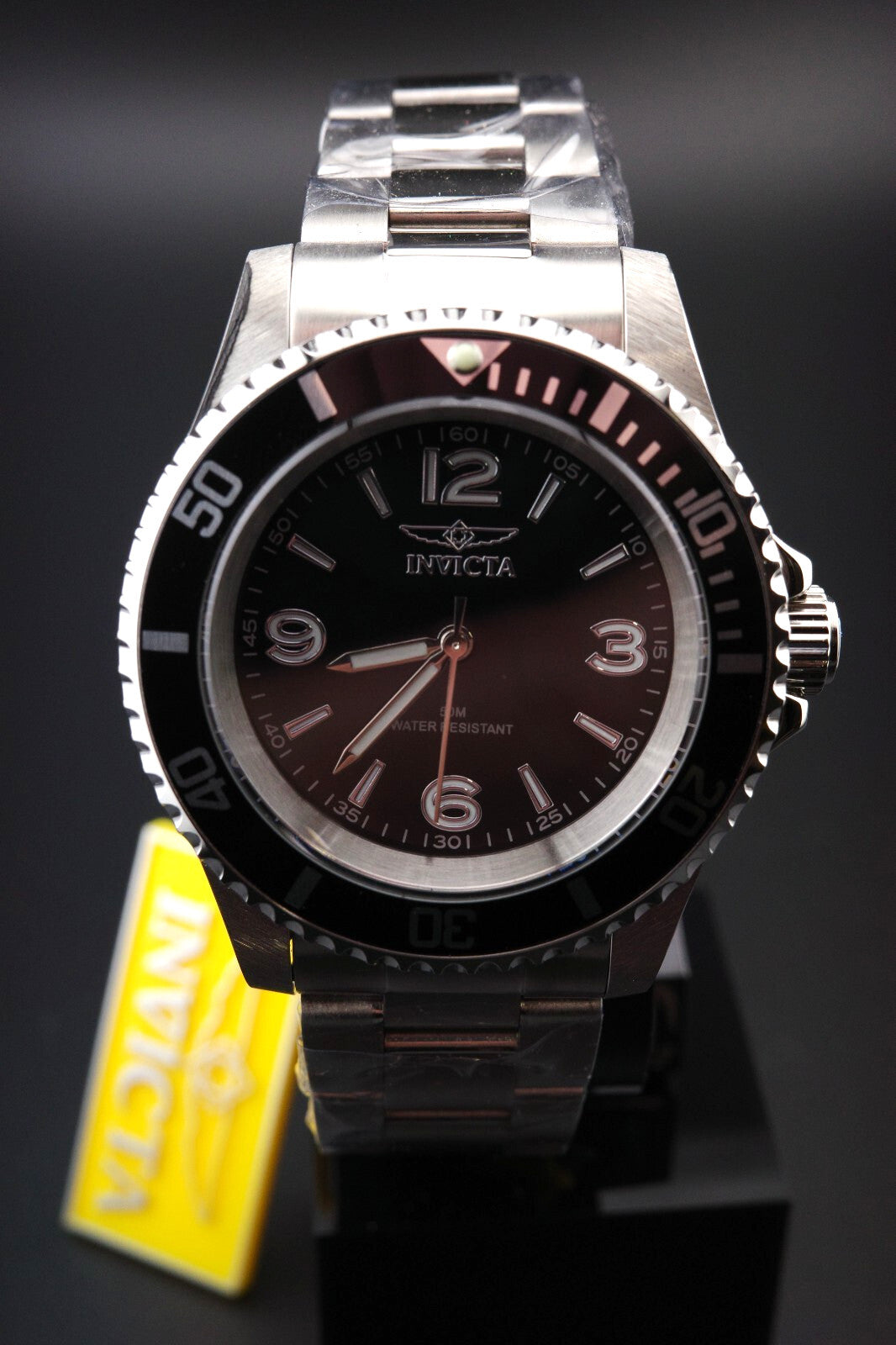 Invicta Specialty Rowan 49335 Men’s Watch 40mm Steel Black Dial - New & Boxed