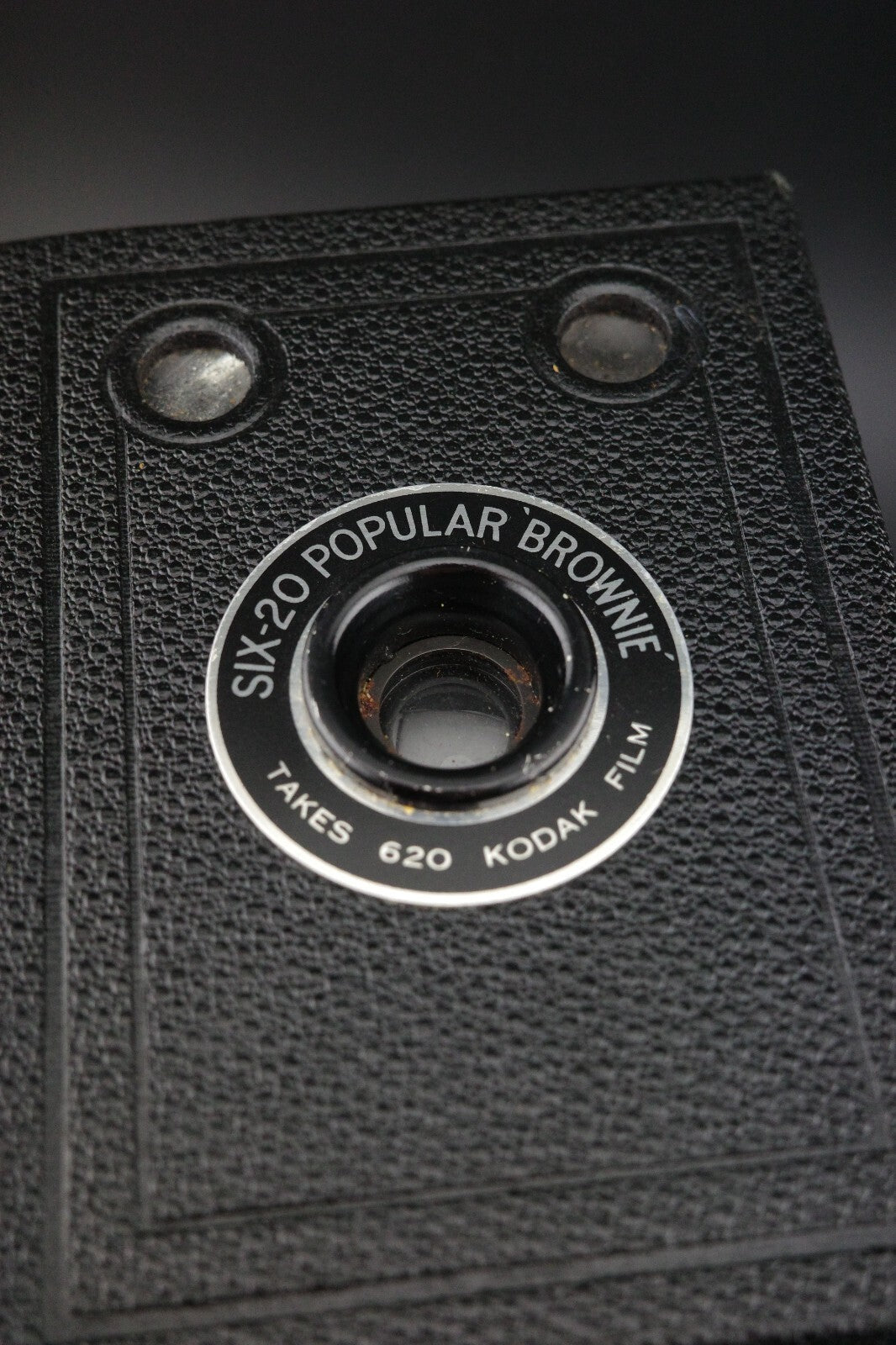 Kodak Six-20 Popular Brownie Vintage 1940's 620 Film Box Camera Tested Working