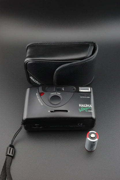 Halina Vision C XMS Vintage 1990's 35mm Film Point & Shoot Camera Tested Working
