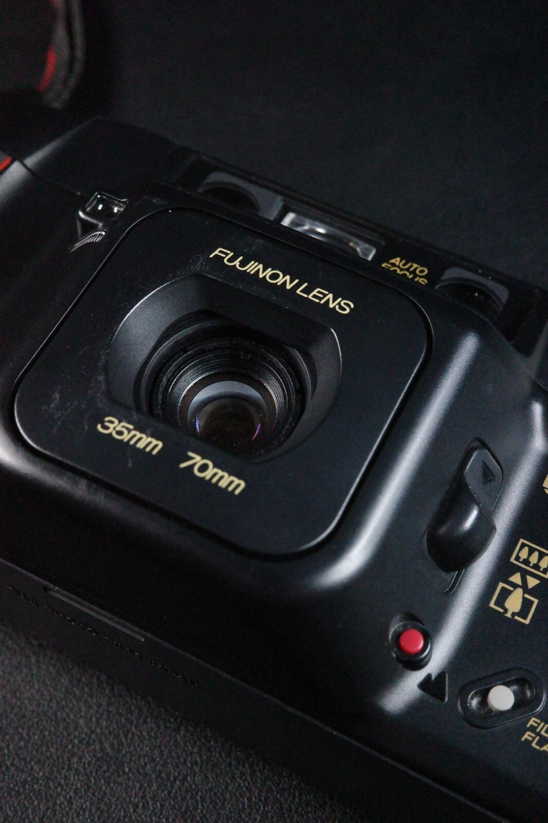 Fuji DL-400 Tele Point & Shoot With 35mm Film Camera - Boxed, Working (Fungus)