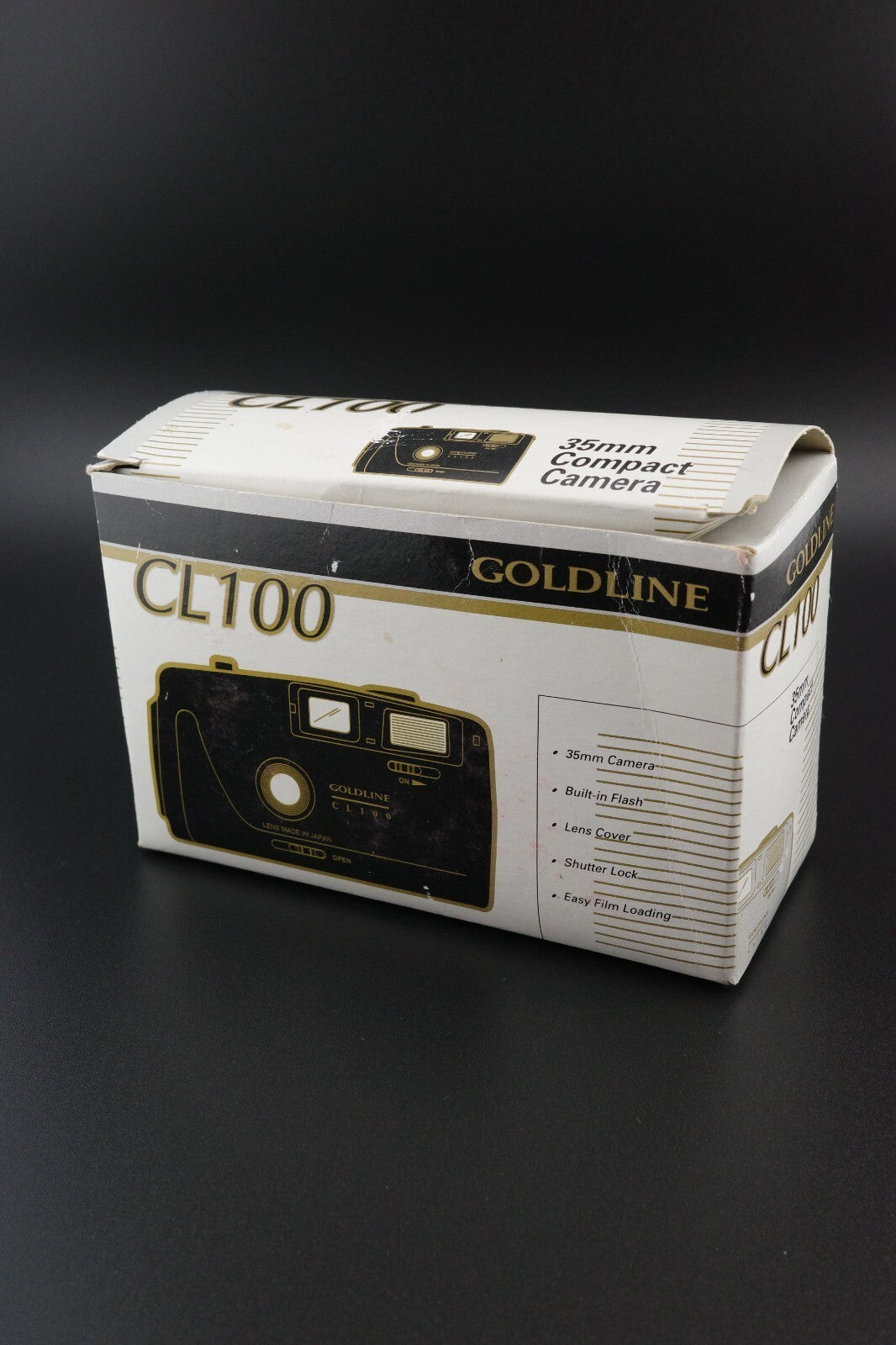 Vintage Goldline CL100 35mm Film Camera Point & Shoot - Boxed, Tested & Working