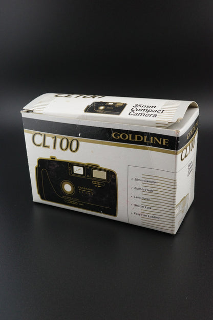 Vintage Goldline CL100 35mm Film Camera Point & Shoot - Boxed, Tested & Working