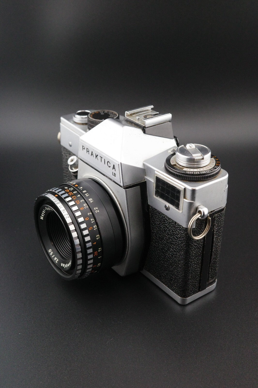 Praktica LB2 35mm SLR + Meyer Domiplan 50mm f2.8 M42 Film Film Tested & Working