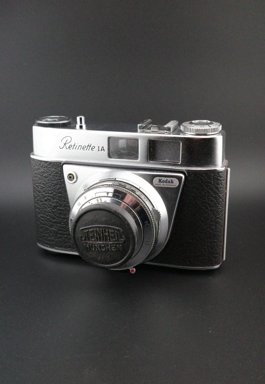 Kodak Retinette IA 1A Vintage 35mm Film Camera + Case - Film Tested Working