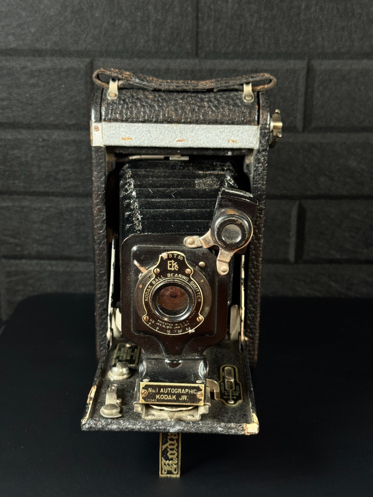 Kodak Junior No. 1 Autographic Vintage 1915 Ball Bearing Shutter Folding Camera