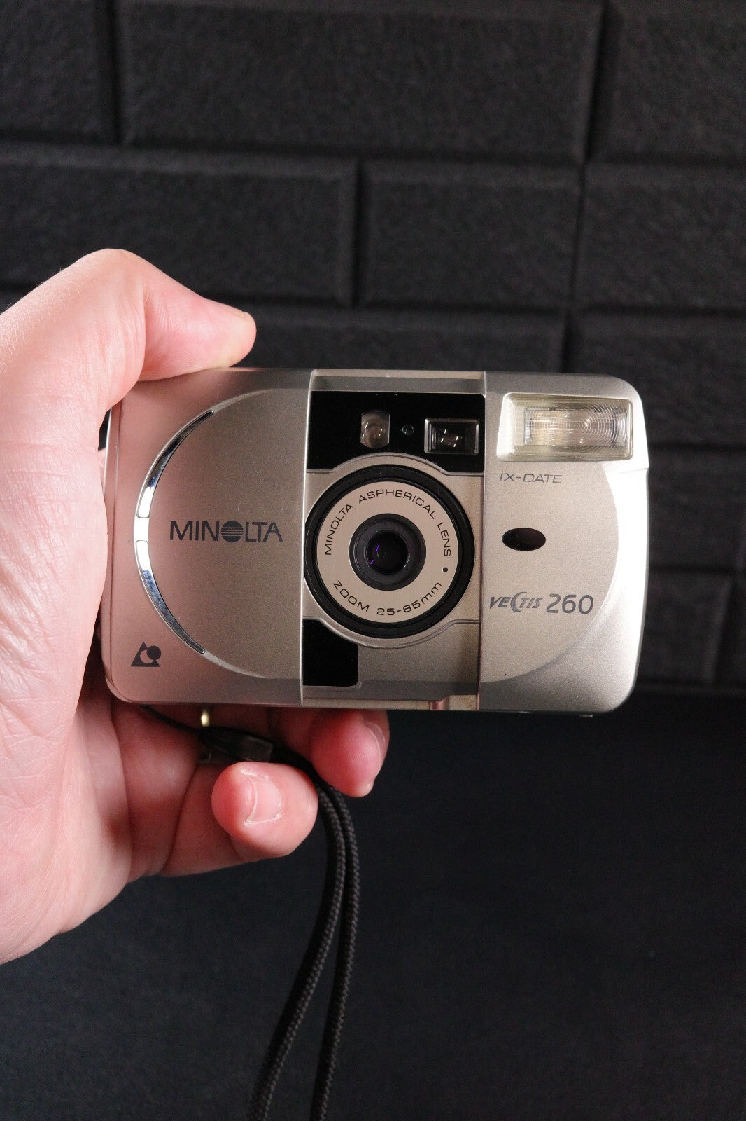Minolta Vectis 260 IX-Date Vintage 1990's APS Film Camera - Tested & Working