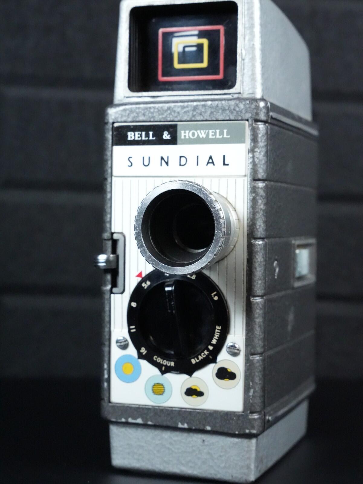 Bell & Howell Sundial Vintage 1950's Double 8mm Cine Film Camera - Fully Working