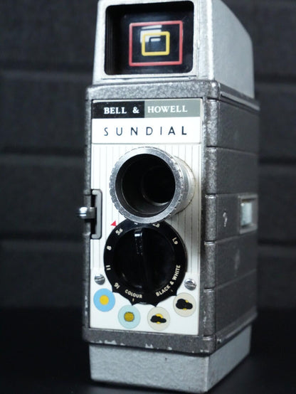 Bell & Howell Sundial Vintage 1950's Double 8mm Cine Film Camera - Fully Working