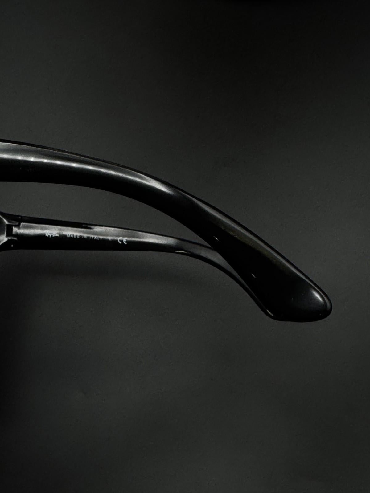 Ray Ban 4075 Men's Wraparound Sunglasses With G15 Glass Lenses