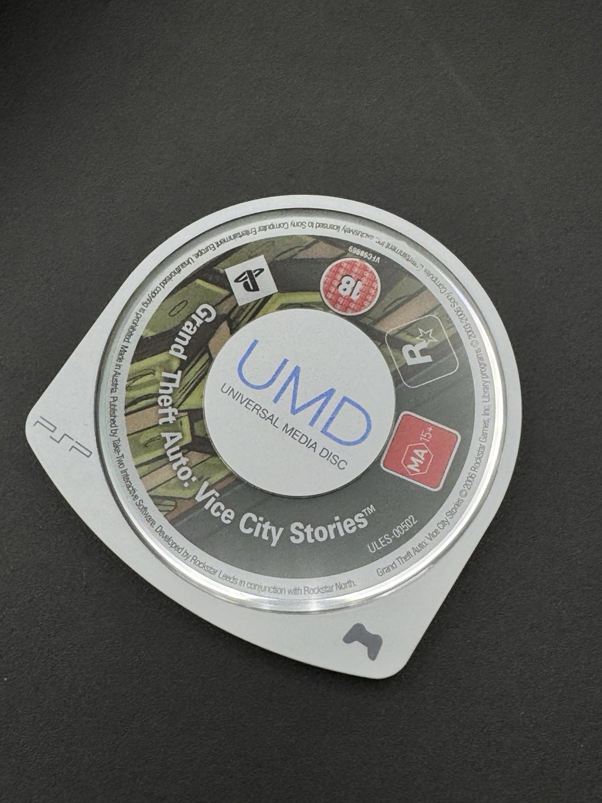 Grand Theft Auto: Liberty City Stories (Sony PSP, 2005) Video game & Manual