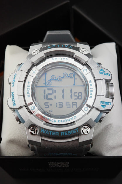 Brand New Activa Summit X Invicta ACW8082-025 Digital Watch 50mm - Silver Blue