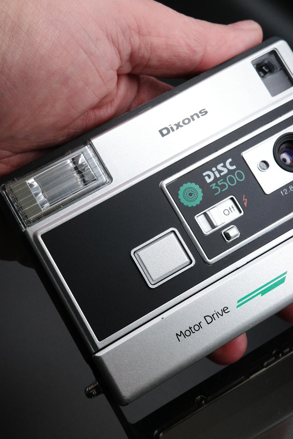 Dixons 3500 Flash Motor Drive Disc Camera Vintage - Fully Working