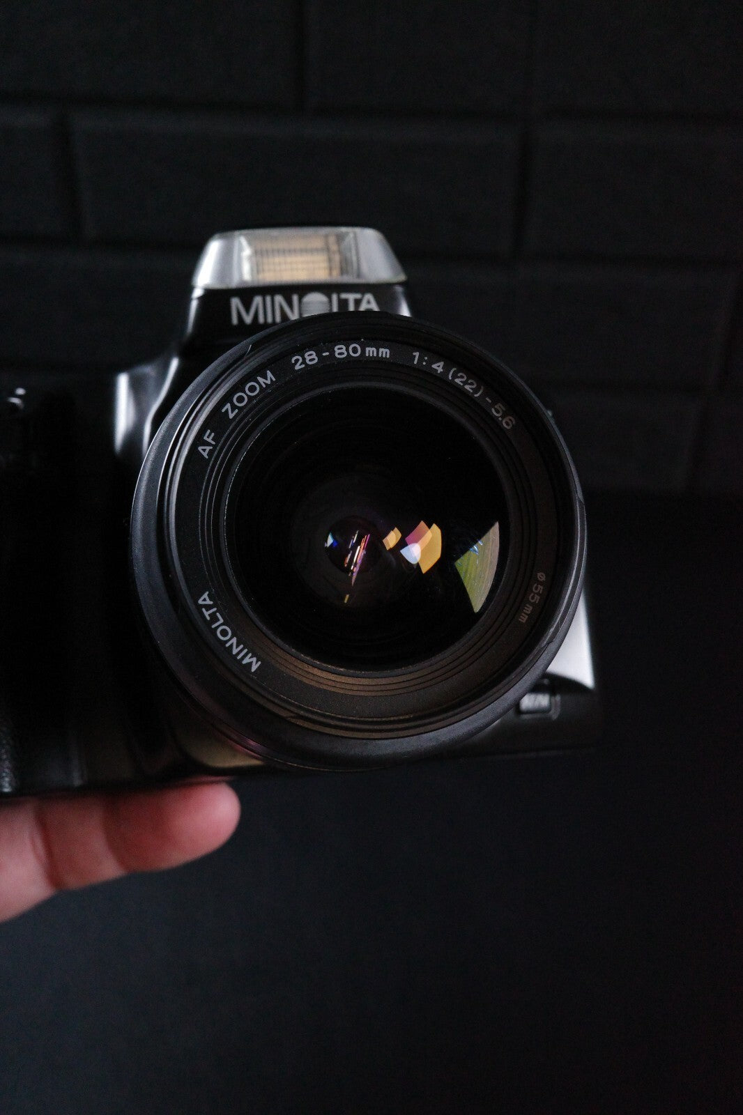 Minolta Dynax 300si Vintage 1990's 35mm SLR Film Camera + 28-80mm Lens - Working