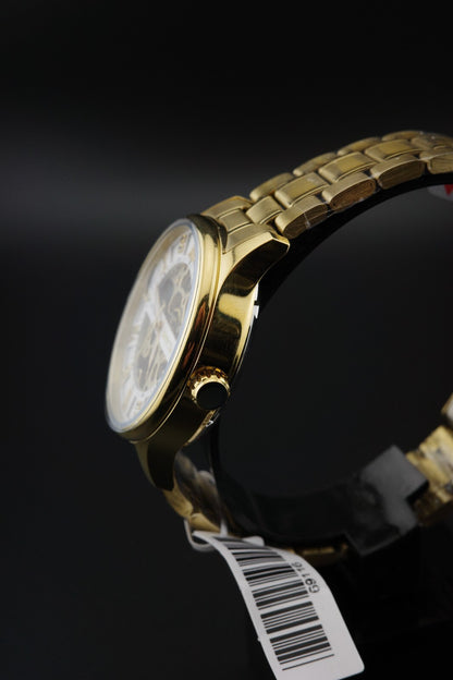 Invicta Objet D Art 69116 Men’s Automatic Watch 40mm Gold Skeleton - New & Boxed