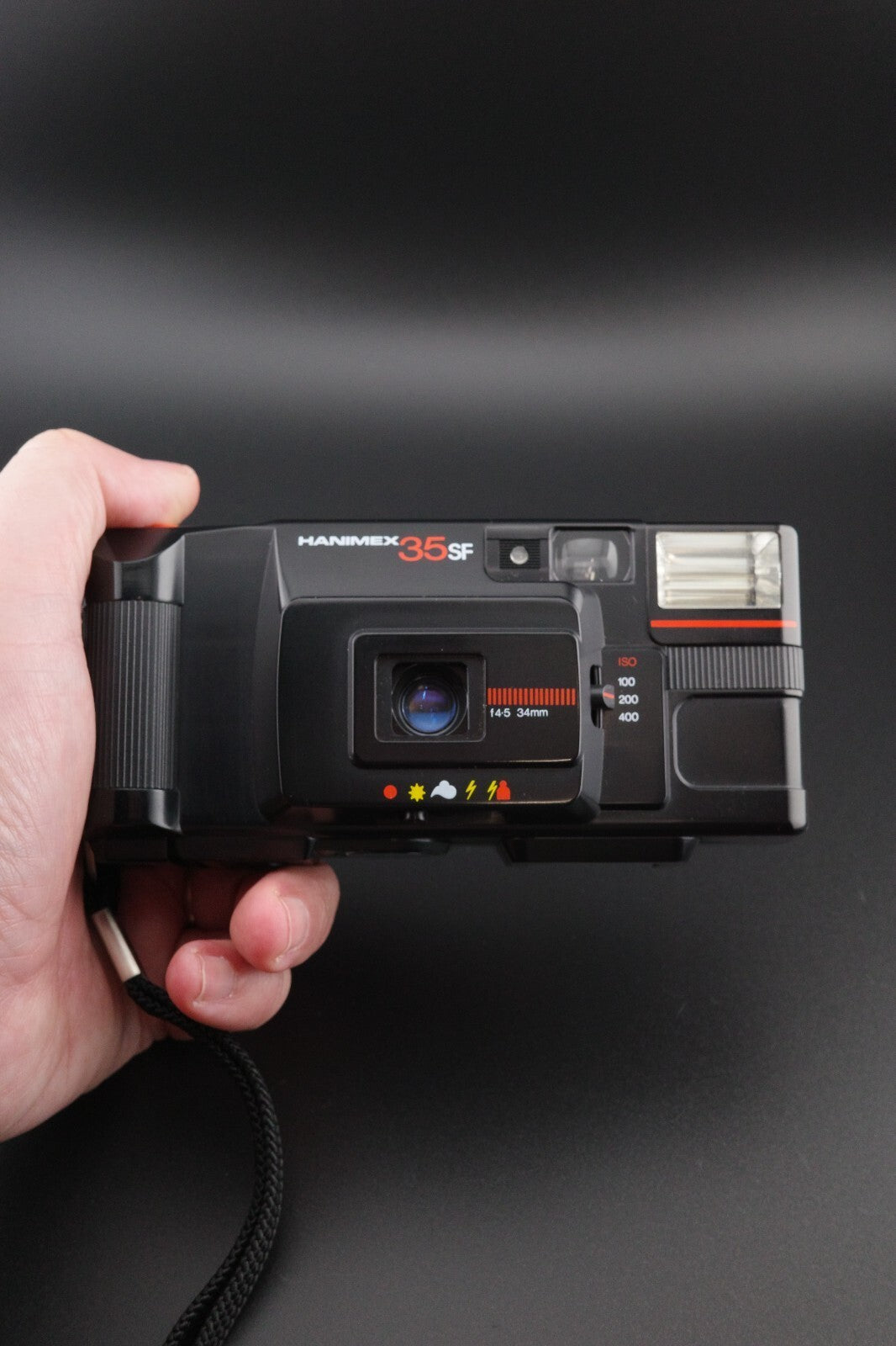 Hanimex 35 SF Vintage 1980's 35mm Film Point and Shoot Camera - Tested & Working