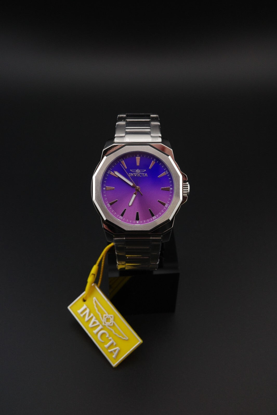 New & Boxed Invicta Speedway Dominus 50981 Men’s Watch 42mm Steel - Purple Dial