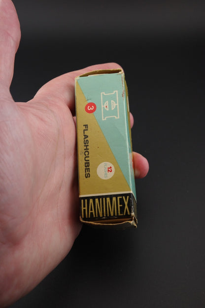 Vintage Hanimex Camera Flashcubes - 3 Cubes - 12 Flashes - Boxed & Sealed
