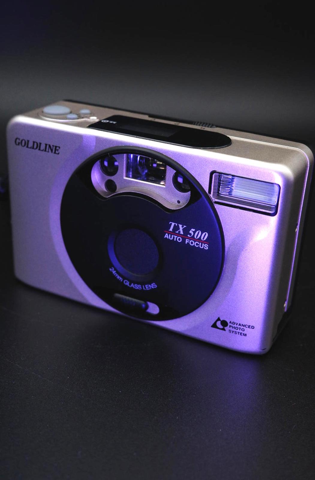 Goldline TX 500 APS Point & Shoot Vintage Compact Film Camera Working