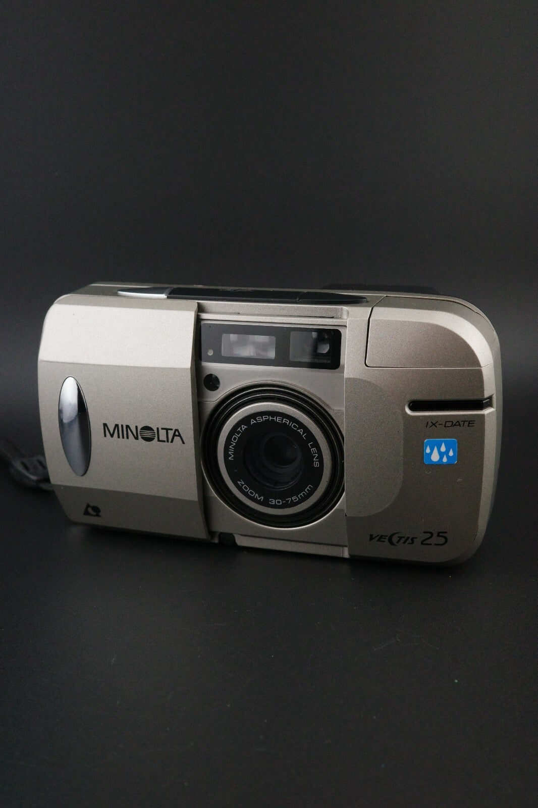 Minolta Vectis 25 APS Film Camera 30-75mm Zoom Tested & Working - Vintage 1990's