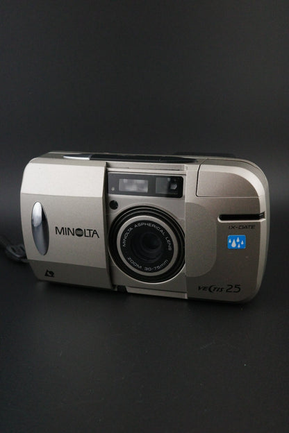 Minolta Vectis 25 APS Film Camera 30-75mm Zoom Tested & Working - Vintage 1990's
