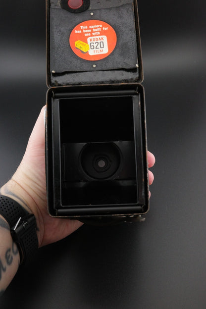 Kodak Six-20 Brownie Model E Vintage 1950's 620 Film Camera - Tested & Working
