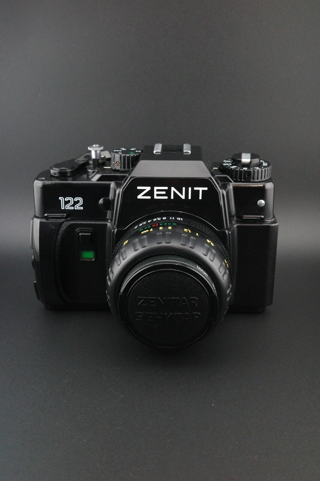Zenit 122 35mm SLR + MC Zenitar-M2s 50mm f2 - Tested & Working and Near Mint