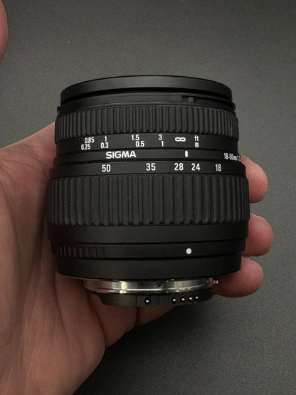 Sigma DC 18-50mm F3.5-5.6 AF Zoom Lens For Nikon AF Mount  - Tested & Working