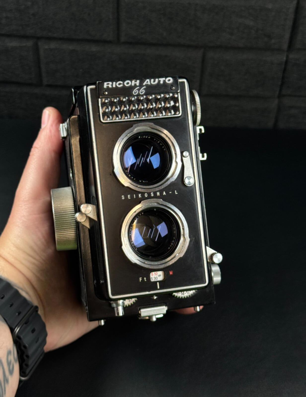 Ricoh Auto 66 TLR 120 Film Camera & Case - Fully Working - Stunning Condition