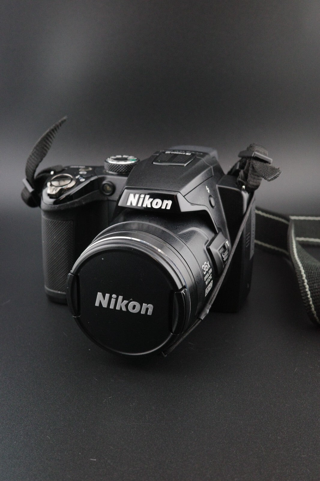 Nikon Coolpix P500 12.1MP 36x Zoom Digital Bridge Camera + New Battery / Charger