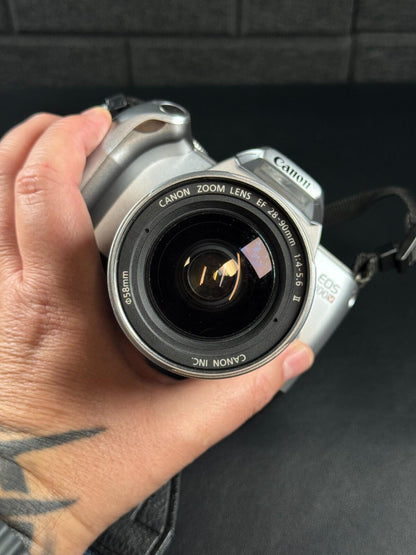 Canon EOS 300v 35mm SLR Film Camera + EF 28-90mm Canon Zoom Lens - Read Details
