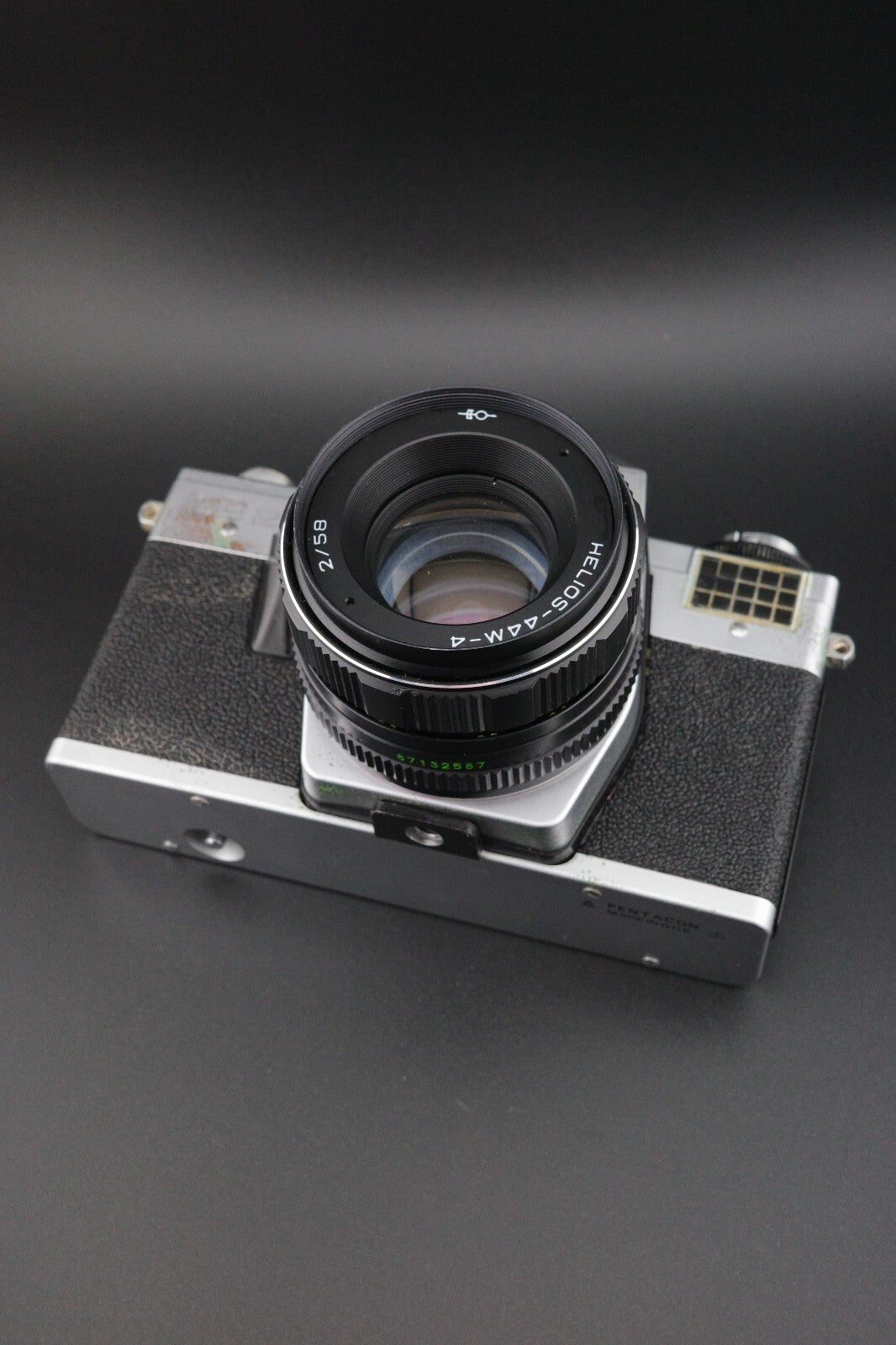 Praktica LB2 Vintage 35mm SLR + Helios 44M-4 58mm f2 M42 Film Tested & Working