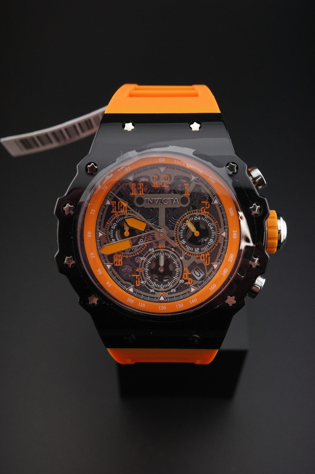 Invicta Racing Vaulthan 69663 Men’s Watch 44mm Black Orange - Brand New & Boxed