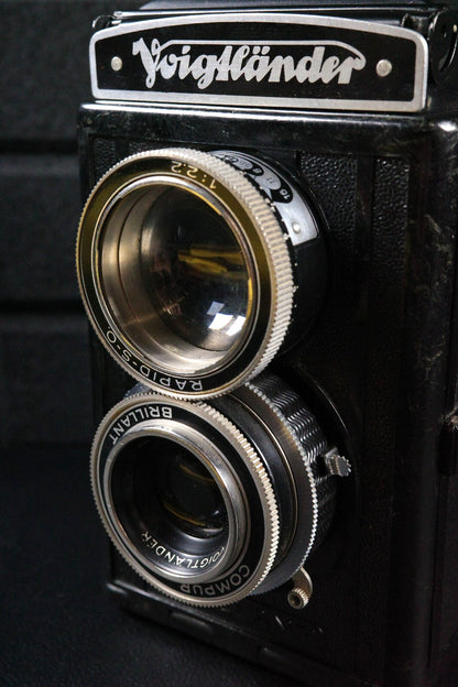 Voigtlander Brilliant Vintage 1930's 120 Film TLR Camera - Tested & Working