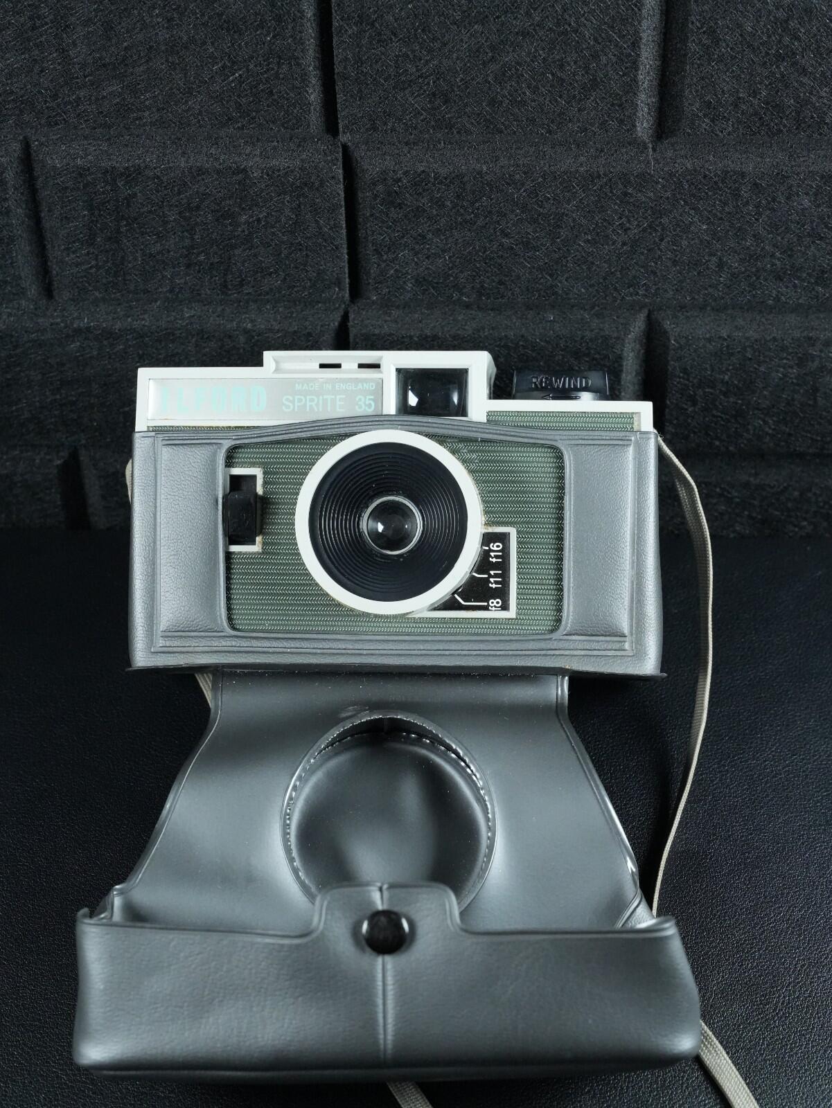 Ilford Sprite 35 Compact Vintage 1960's 35mm Film Camera & Case - Working (Z294)