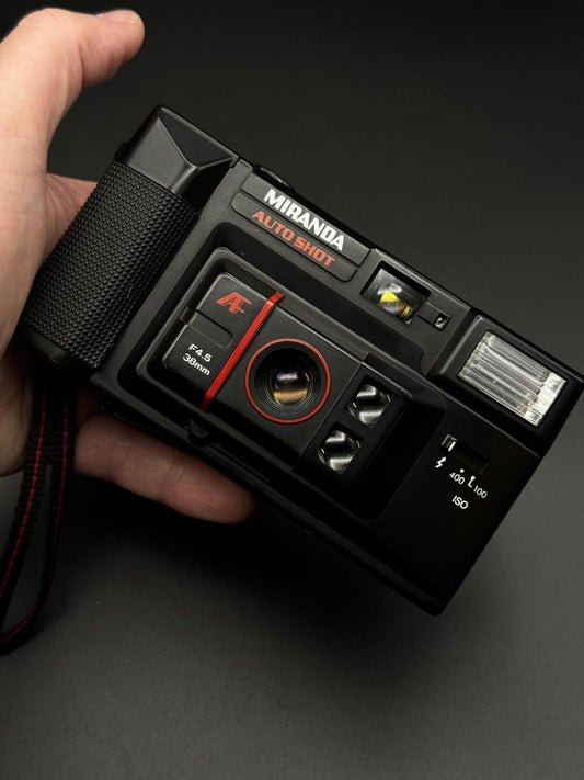 Miranda Auto Shot Vintage Compact AF 35mm Film Camera F4.5/38mm - Fully Working