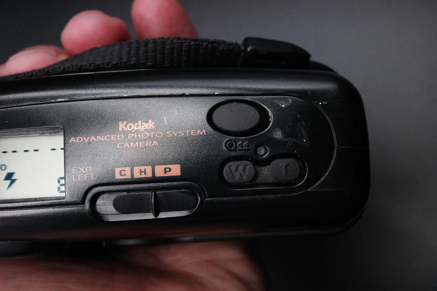 Kodak Advantix 4100ix Zoom APS Film Camera Black Tested & Working