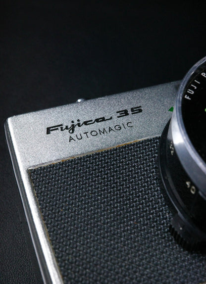 Fujica 35 Automagic Vintage 1960's 35mm Film Camera + Case Film Tested & Working