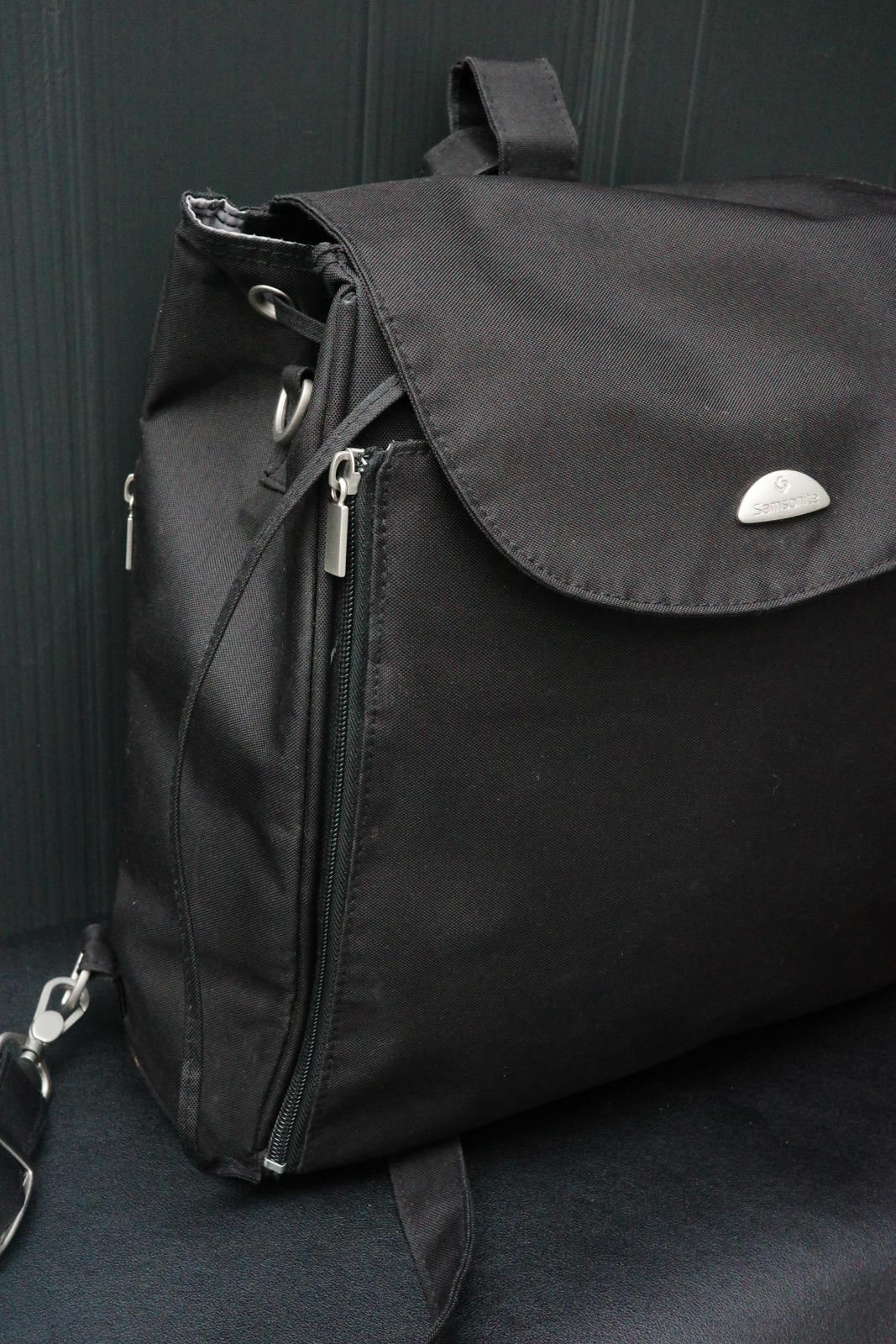 Rare Samsonite Lightweight Canvas Rucksack / Shoulder Bag