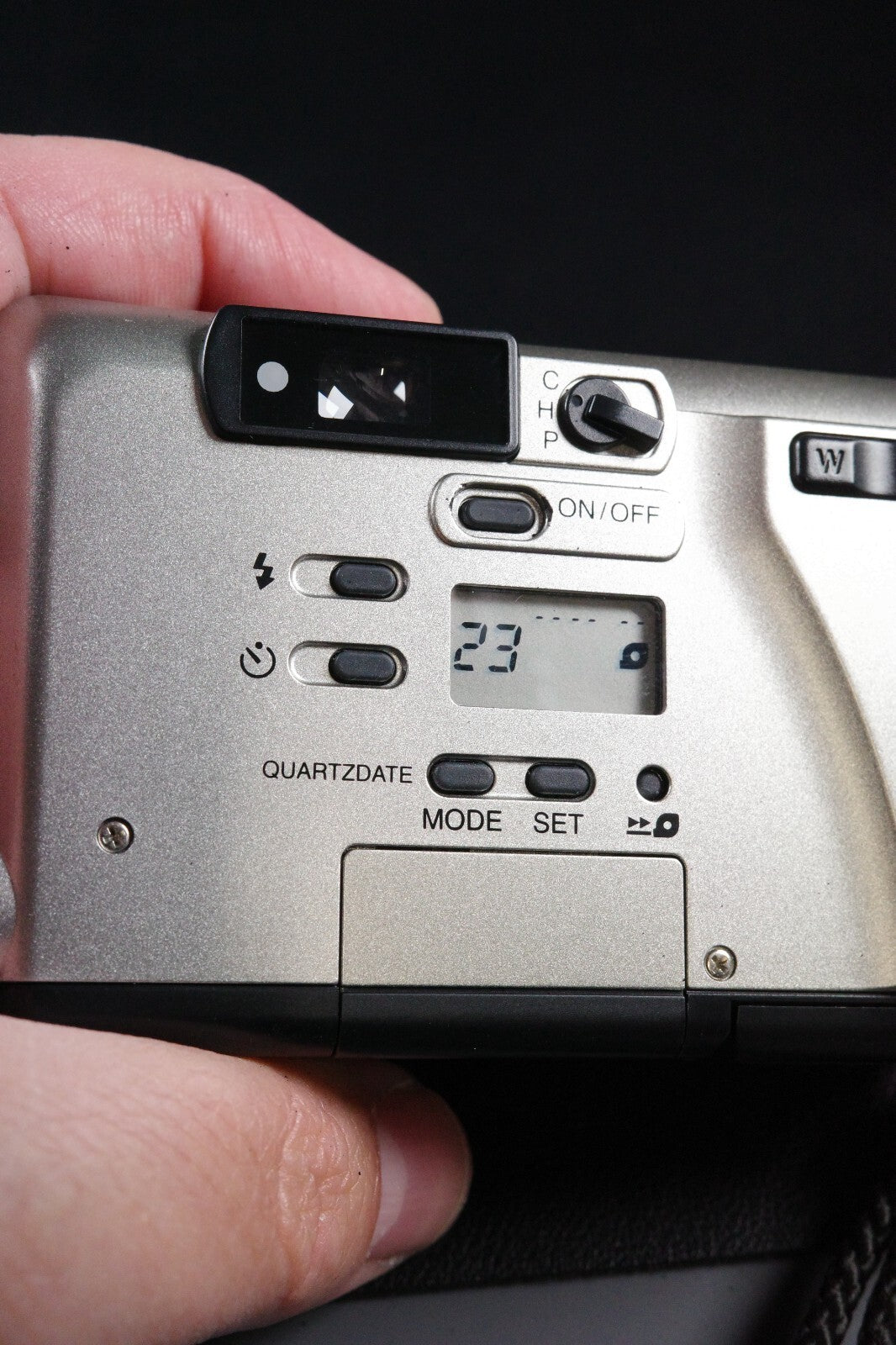 Olympus izoom 3000 Vintage 2000's APS Film Camera + New Battery Tested & Working