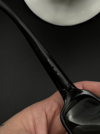 Ray Ban 4075 Men's Wraparound Sunglasses With G15 Glass Lenses