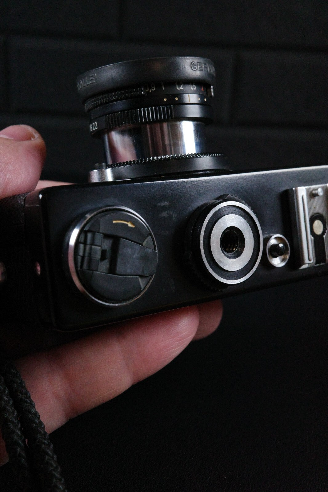 Rollei 35 B 35mm Compact Camera Carl Zeiss Lens + Case - Film Tested & Working