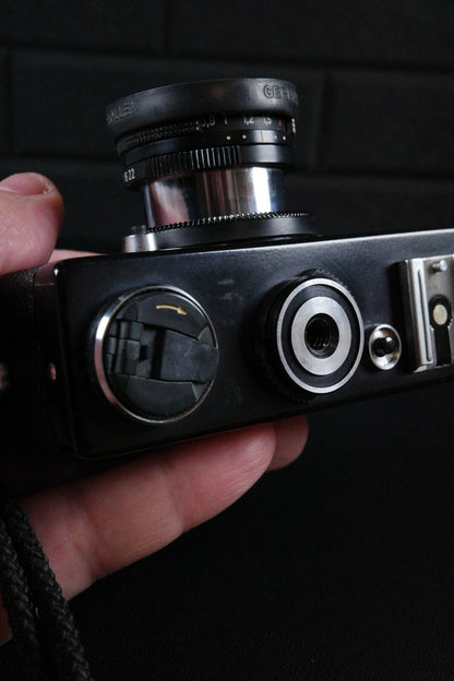Rollei 35 B 35mm Compact Camera Carl Zeiss Lens + Case - Film Tested & Working